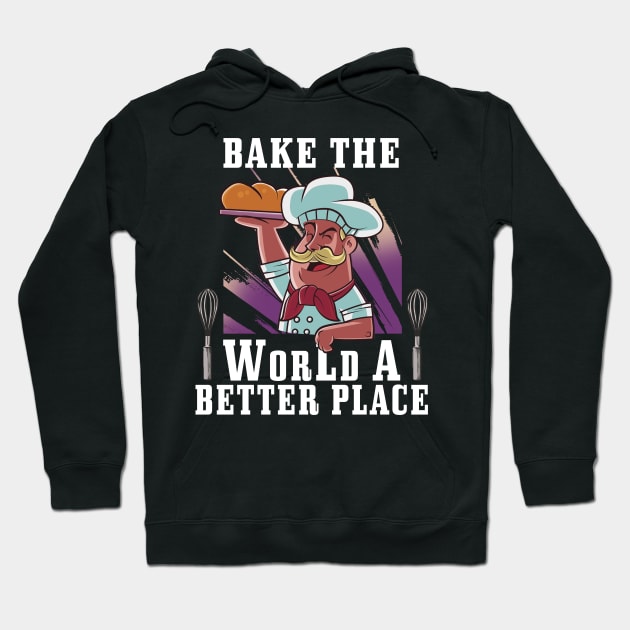 Baking Baker Biscuits Cake Hoodie by SiegfriedIlligDesign